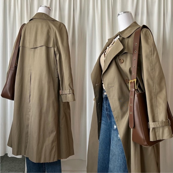 Vintage 1970s Forecaster of Boston Trench Coat size 13/14. - Picture 5 of 16